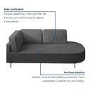 Ver imagem 7 de Sofá Living Orgânico 2 Lugares Veludo Cinza Escuro Norten 175cm