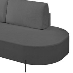 Sofá Living Orgânico 2 Lugares 165cm Norten - 10