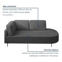 Ver imagem 5 de Sofá Living Orgânico 2 Lugares 165cm Base de Ferro Braço Esquerdo Norten