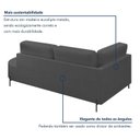 Ver imagem 6 de Sofá Living Orgânico 2 Lugares 165cm Base de Ferro Braço Esquerdo Norten