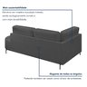 Sofá Living Orgânico 2 Lugares 165cm Norten - 6