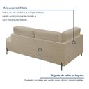 Ver mais imagens de Sofá Living Orgânico 2 Lugares Linho Bege Norten 175cm