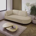 Ver imagem 1 de Sofá Living Orgânico 2 Lugares Linho Bege Norten 175cm