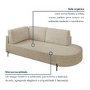 Ver imagem 6 de Sofá Living Orgânico 2 Lugares Linho Bege Norten 175cm