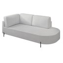 Ver imagem 2 de Sofá Living Orgânico 2 Lugares Bouclé Gelo Norten 175cm