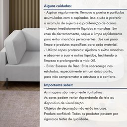 Sofá Living Orgânico 2 Lugares 165cm Norten - 11