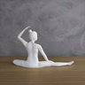 Escultura Decorativa Yoga - Branco - 4