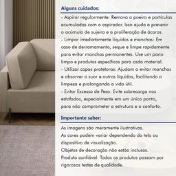 Sofá Living Orgânico 2 Lugares 165cm Norten - 11