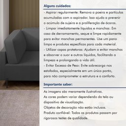 Sofá Living Orgânico 2 Lugares 165cm Norten - 11