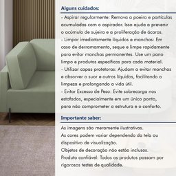 Sofá Living Orgânico 2 Lugares 165cm Norten - 11