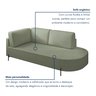 Sofá Living Orgânico 2 Lugares 165cm Norten - 4