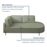 Sofá Living Orgânico 2 Lugares 165cm Norten - 5