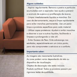 Sofá Living Orgânico 2 Lugares 165cm Norten - 11