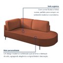 Ver imagem 4 de Sofá Living Orgânico 2 Lugares 165cm Norten