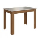 Ver imagem 3 de Conjunto de Mesa 1,08cm Belgica com 4 Cadeiras Indekes Freijo/off White/cacau