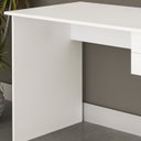 Ver imagem 6 de Escrivaninha Mesa Escritorio 2 Gavetas Me4165 Branco Tecno Mobili