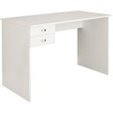 Ver imagem 1 de Escrivaninha Mesa Escritorio 2 Gavetas Me4165 Branco Tecno Mobili