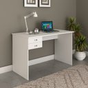 Ver imagem 7 de Escrivaninha Mesa Escritorio 2 Gavetas Me4165 Branco Tecno Mobili
