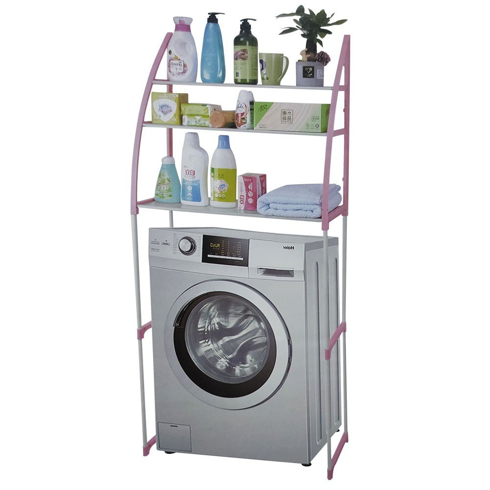 Rack Estante Prateleira Organizador Lavanderia Metal Maquina de Lavar Casa Organização - 2