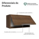 Ver imagem 3 de Armário Aéreo para Quarto 60 cm 1 Porta Basculante Rustic Neo Madesa