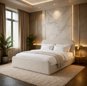 Ver imagem 4 de Cama Estofada  Zara Queen 160cm Quarto Casal Luxo Vj Moveis
