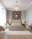 Ver imagem 3 de Cama Estofada  Zara Queen 160cm Quarto Casal Luxo Vj Moveis