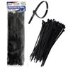 100 Enforca Gato Fita Lacre de Nylon 3.6x250mm Cinta Plástica Hellerman 25cm Preta - 1