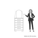 Ver imagem 6 de Cômoda com 05 Gavetas e Espelho New Veneza Marrom