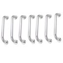 Ver imagem 1 de Alça de Apoio Barra 30cm Inox Kit 7 Unidades Idoso Cadeirante Banheiro Box