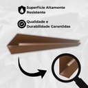 Ver imagem 3 de Kit 10 Barra Perfil de Acabamento Pvc Premium para Painel Ripado 2m