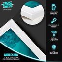 Ver imagem 5 de Kit 3 Quadros Decorativos 43x63 Ramos Delicados Quarto Sala com Moldura Branca- Hugart