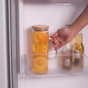 Ver imagem 5 de KIT JARRAS DE VIDRO COM TAMPA DE BAMBU 1L OIKOS - 2 PEÇAS