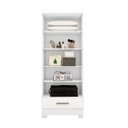 Ver imagem 7 de Quarto Modulado 100% MDF 2 Peças 4 Portas 2 Gavetas com Espelhos Smart Plus Espresso Móveis Branco