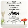 Adesivo Parede Frase Acima Tudo Amor Perfeito 1 - 1