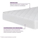 Ver imagem 4 de Conjunto com 2 Colchões Solteiro D23 188x88x15 Nuvem Casatema MadeiraOriginals Branco