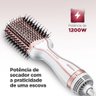 Escova Secadora Mondial White Rose Bivolt 1200w Branco Rosa Es-50 - 6