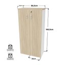 Ver imagem 5 de Armário Multiuso Alto para Escritório 2 Portas