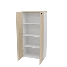 Armário Multiuso Alto para Escritório 2 Portas - 4