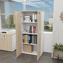 Ver imagem 3 de Armário Multiuso Alto para Escritório 2 Portas