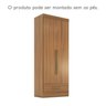 Quarto Modulado 100% MDF 3 Peças 6 Portas 3 Gavetas com Espelhos Smart Plus - 14