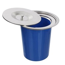 Lixeira de Embutir para Pia Bancada 8 Litros Aço Inox 304 - 1