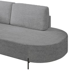 Sofá Living Orgânico 2 Lugares 165cm Norten - 10