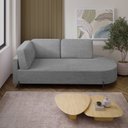 Ver imagem 2 de Sofá Living Orgânico 2 Lugares 165cm Base de Ferro Braço Esquerdo Norten