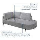 Ver imagem 6 de Sofá Living Orgânico 2 Lugares 165cm Base de Ferro Braço Esquerdo Norten