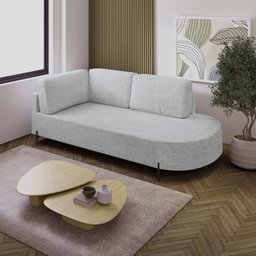 Sofá Living Orgânico 2 Lugares 165cm Norten - 1