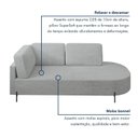 Ver imagem 7 de Sofá Living Orgânico 2 Lugares 165cm Base de Ferro Braço Esquerdo Norten