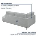Ver imagem 6 de Sofá Living Orgânico 2 Lugares 165cm Base de Ferro Braço Esquerdo Norten