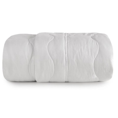 Edredom Toque Acetinado Leve Verano Branco Altenburg
