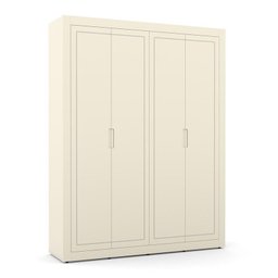 Dormitório Completo Infantil Tutto New 4 Portas, Cômoda e Berço Multifuncional Formare Off White - M - 2