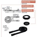 Ver imagem 3 de Queimador Duplo Longo de Fogão Industrial Ferro Vn 17,2cm
